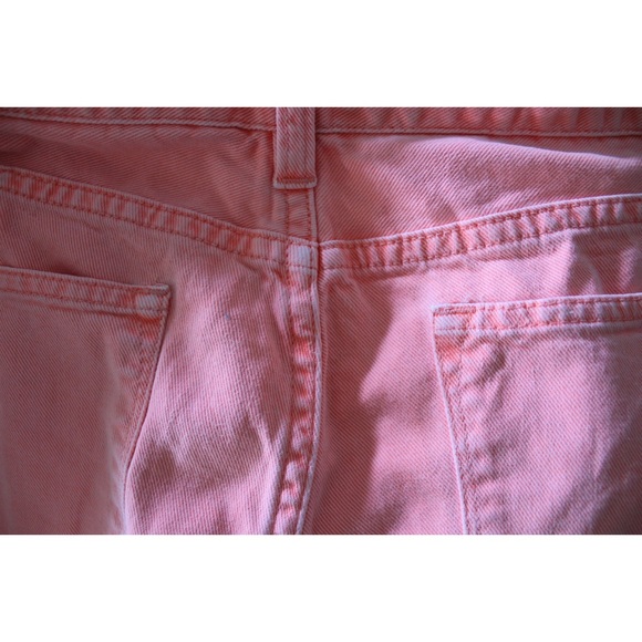 J.Crew Vibrant Florescent Pink Toothpick Tall Ankle Jeans 32 - Picture 7 of 8
